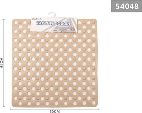 Tappeto Tappetino Doccia Antiscivolo Quadrato 50x54cm Vasca Bagno 54048 Beige Scuro Casa e cucina/Bagno/Accessori per il bagno/Accessori per la doccia/Tappetini Trade Shop italia - Napoli, Commerciovirtuoso.it