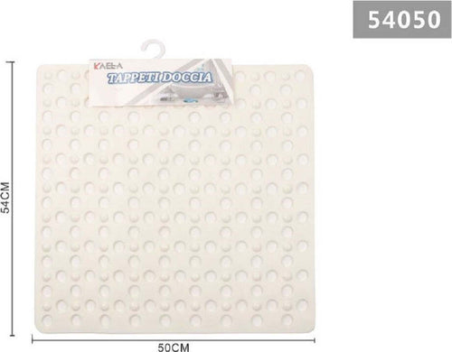 Tappeto Tappetino Doccia Antiscivolo Quadrato 50x54cm Vasca Bagno 54050 Bianco Casa e cucina/Bagno/Accessori per il bagno/Accessori per la doccia/Tappetini Trade Shop italia - Napoli, Commerciovirtuoso.it
