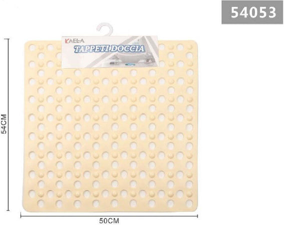 Tappeto Tappetino Doccia Antiscivolo Quadrato 50x54cm Vasca Da Bagno 54053 Beige Casa e cucina/Bagno/Accessori per il bagno/Accessori per la doccia/Tappetini Trade Shop italia - Napoli, Commerciovirtuoso.it