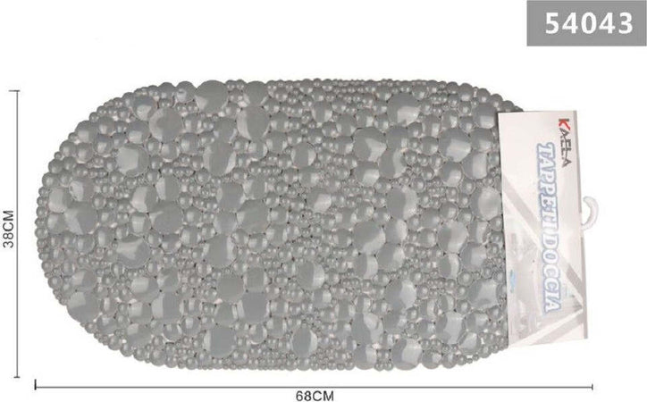 Tappeto Tappetino Doccia Vasca Antiscivolo Per Bagno Arredo Grigio 38x68cm 54043 Casa e cucina/Bagno/Accessori per il bagno/Accessori per la doccia/Tappetini Trade Shop italia - Napoli, Commerciovirtuoso.it