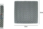 Tappeto Tappetino Grigio Antiscivolo Per Vasca Da Bagno Doccia 52 X 52 Cm 79761 Casa, arredamento e bricolage > Accessori Bagno > Tappeti Doccia Trade Shop italia - Napoli, Commerciovirtuoso.it
