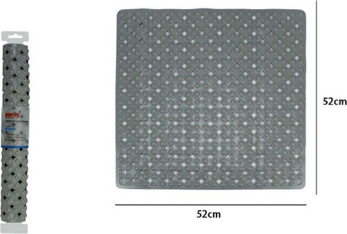 Tappeto Tappetino Grigio Antiscivolo Per Vasca Da Bagno Doccia 52 X 52 Cm 79761 Casa, arredamento e bricolage > Accessori Bagno > Tappeti Doccia Trade Shop italia - Napoli, Commerciovirtuoso.it
