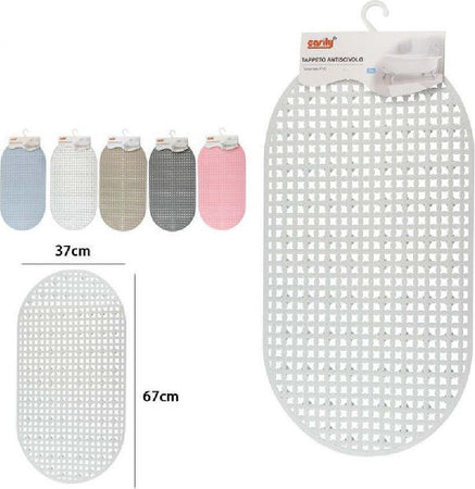 Tappeto Tappetino In Pvc Antiscivolo Per Vasca Da Bagno Doccia 67 X 37 Cm 59323 Casa, arredamento e bricolage > Accessori Bagno > Tappeti Doccia Trade Shop italia - Napoli, Commerciovirtuoso.it