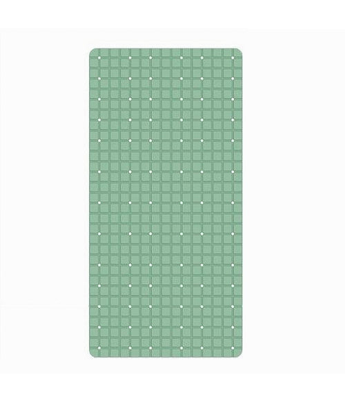 Tappeto Tappetino In Pvc Antiscivolo Vasca Da Bagno Doccia 68x36 Cm 79752 Verde