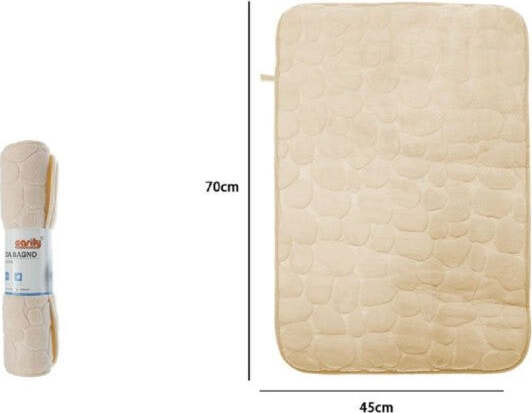 Tappeto-Tappetino-In-Tessuto-Effetto-Sassi-Per-Arredo-Bagno-45-X-70-Cm-79930