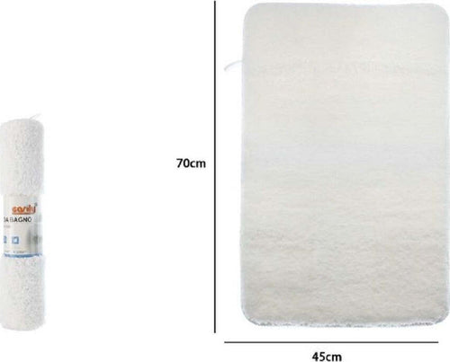 Tappeto Tappetino In Tessuto Morbido Per Arredo Bagno 45 X 70 Cm Bianco 79921 Casa, arredamento e bricolage > Arredamento > Tappeti Trade Shop italia - Napoli, Commerciovirtuoso.it