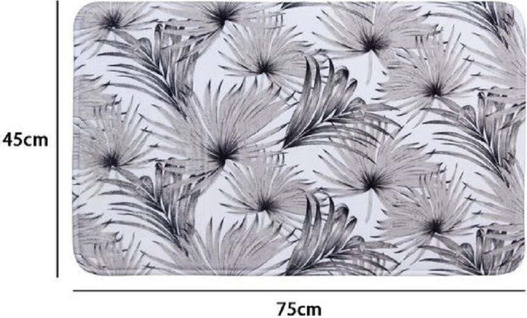 Tappeto Tappetino Per Arredo Bagno 45 X 75cm Fantasia Con Stampa Tropicale 87074 Casa e cucina/Bagno/Accessori per il bagno/Accessori per la doccia/Tappetini Trade Shop italia - Napoli, Commerciovirtuoso.it