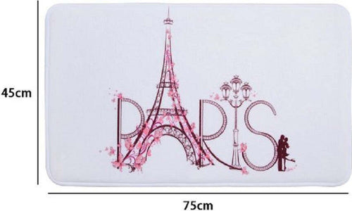 Tappeto Tappetino Per Arredo Da Bagno 45 X 75cm Con Fantasia Scritta Paris 87046 Casa e cucina/Bagno/Accessori per il bagno/Accessori per la doccia/Tappetini Trade Shop italia - Napoli, Commerciovirtuoso.it
