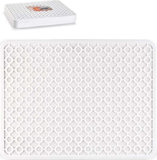 Tappeto Tappetino Per Lavello In Plastica Rettangolare Cucina Bianco 1192001 Casa, arredamento e bricolage > Cucina > Accessori cucina Trade Shop italia - Napoli, Commerciovirtuoso.it