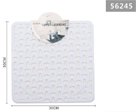Tappeto Tappetino Per Lavello Lavandino Quadrato Cucina 30x30cm Bianco 56245 Casa e cucina/Tessili per la casa/Tappeti e tappetini/Tappeti Trade Shop italia - Napoli, Commerciovirtuoso.it