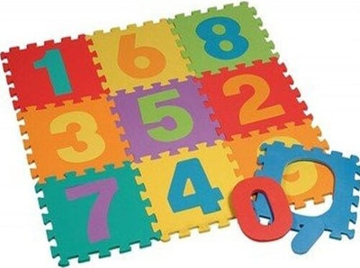 Tappeto-Tappetino-Puzzle-10-Pezzi-Numeri-Morbido-Dimensione-Mattonelle-30x30cm