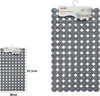 Tappeto-Tappetino-Pvc-Antiscivolo-Per-Vasca-Bagno-Doccia-67.5x36-Cm-Grigia-59612