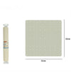 Tappeto Tappetino Pvc Antiscivolo Per Vasca Bagno Doccia Quadrato 52x52cm 79765