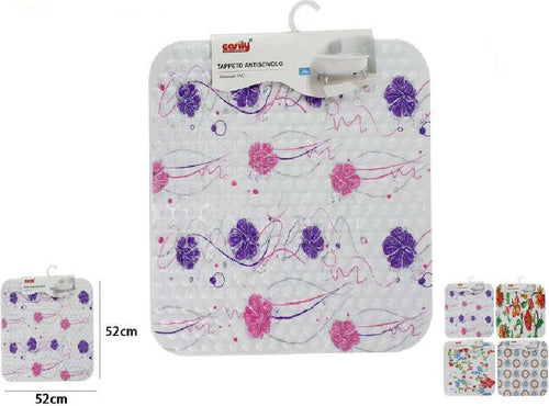 Tappeto Tappetino Pvc Antiscivolo Vasca Bagno Doccia 52x52cm 59638 Varie Fantasie Casa, arredamento e bricolage > Accessori Bagno > Tappeti Doccia Trade Shop italia - Napoli, Commerciovirtuoso.it