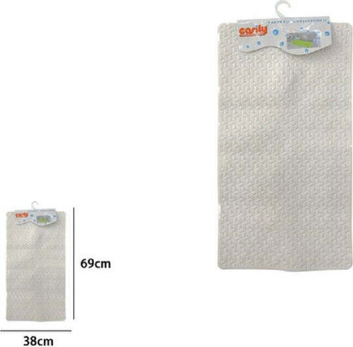 Tappeto-Tappetino-Pvc-Antiscivolo-Vasca-Bagno-Doccia-69x38-Cm-59313-Rettangolare