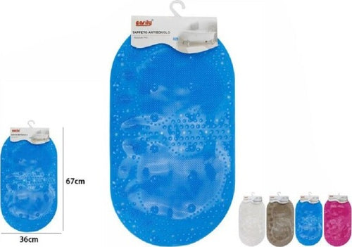 Tappeto-Tappetino-Pvc-Con-Impronte-Antiscivolo-Vasca-Bagno-Doccia-67x36-Cm-59630