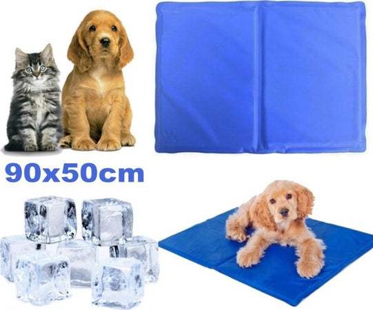 Tappeto Tappetino Refrigerante 90x50cm Raffreddante Cuscino Per Cane Animali Prodotti per animali domestici/Cani/Lettini accessori e mobili/Lettini Trade Shop italia - Napoli, Commerciovirtuoso.it