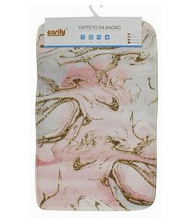 Tappeto Tappetino Tessuto Arredo Bagno Antiscivolo 40x60 Cm Fantasie Varie 79445