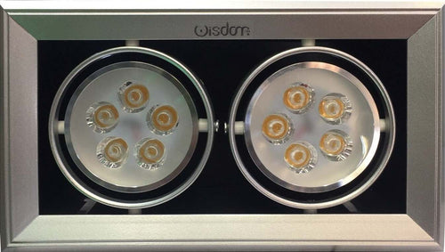 FARETTO LED AD INCASSO WISDOM PER AMBIENTI COMMERCIALI DA 2x5W ORIENTABILI Illuminazione/Illuminazione per interni/Faretti/Faretti da soffitto Trade Shop italia - Napoli, Commerciovirtuoso.it