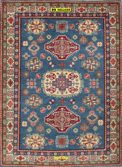 Tappeto-Uzbek-Kazak-Gold---Nuovo-212x153-Tappeto-Geometrico-Orientale-Originale