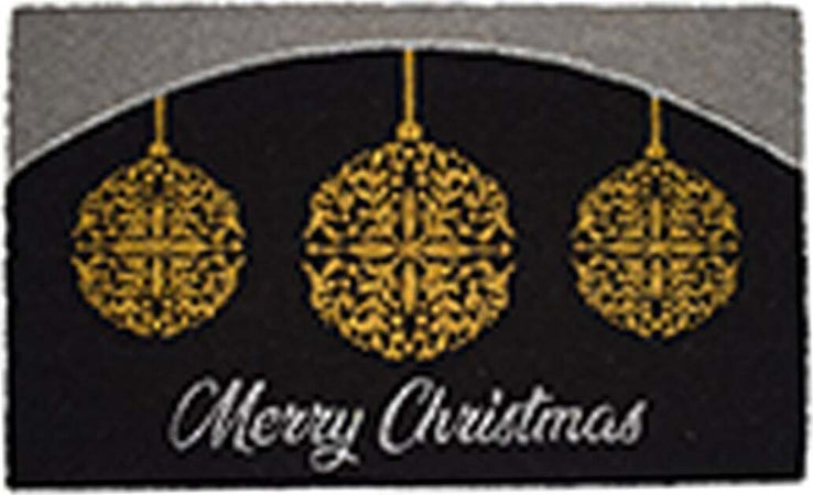 Tappeto zerbino con glitter oro decorazione natalizia 45 x 75 cm Casa e cucina/Tessili per la casa/Tappeti e tappetini/Tappeti Runner MagiediNatale.it - Altamura, Commerciovirtuoso.it