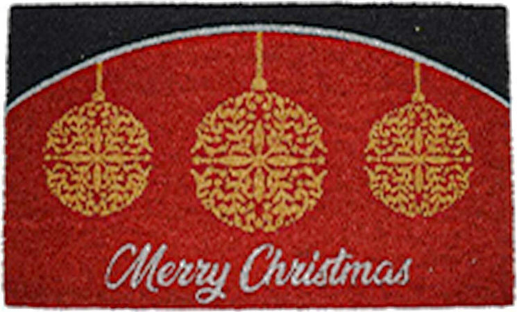 Tappeto zerbino con glitter oro decorazione natalizia 45 x 75 cm Casa e cucina/Tessili per la casa/Tappeti e tappetini/Tappeti Runner MagiediNatale.it - Altamura, Commerciovirtuoso.it
