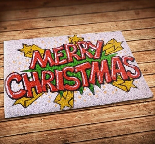 Tappeto-Zerbino-Natale-Decorazione-Merry-Christmas-40-X-60-Cm-Decorazioni-Natalizie