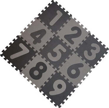 Tappetone In Foam Numerato BabyDan Grigio Giochi e giocattoli/Puzzle/Tappetini puzzle La Casa Del Bebè - Napoli, Commerciovirtuoso.it