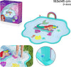 Tappettino Spruzzi Acqua Sirenetta Splash Pad 163x145cm Per Bambini Estate 9101 Giochi e giocattoli/Sport e giochi all'aperto/Giochi aquatici e piscine per bambini/Canotti e gonfiabili galleggianti Trade Shop italia - Napoli, Commerciovirtuoso.it