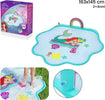 Tappettino Spruzzi Acqua Sirenetta Splash Pad 163x145cm Per Bambini Estate 9101 Giochi e giocattoli/Sport e giochi all'aperto/Giochi aquatici e piscine per bambini/Canotti e gonfiabili galleggianti Trade Shop italia - Napoli, Commerciovirtuoso.it
