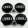 Set Tappi copri mozzo Cerchi in Lega Coprimozzo 61mm Compatibili Audi A3 A1 A4 A5 A6 Q5 Q7