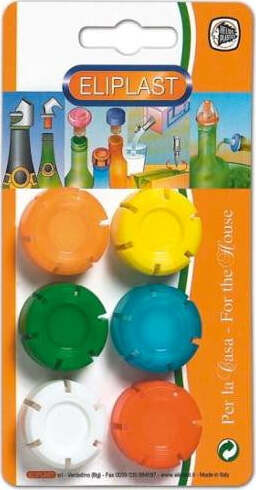 Tappi bottiglia Confezione da 6 pezzi Eliplast 73/6 Casa e cucina/Utensili da cucina/Accessori vino e bar/Tappi versatori da vino Scontolo.net - Potenza, Commerciovirtuoso.it
