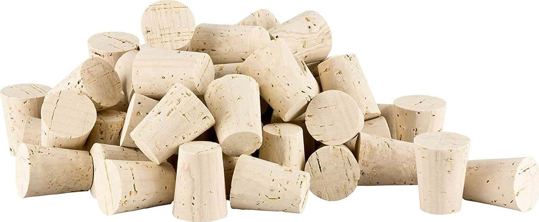 Tappi Di Sughero Conici per Bottiglie Di Vino E Distillati, Impermeabili Da 100 Pezzi Casa e cucina/Produzione di birra e vino artigianali/Produzione di vino/Tappi in sughero La Zappa - Altamura, Commerciovirtuoso.it