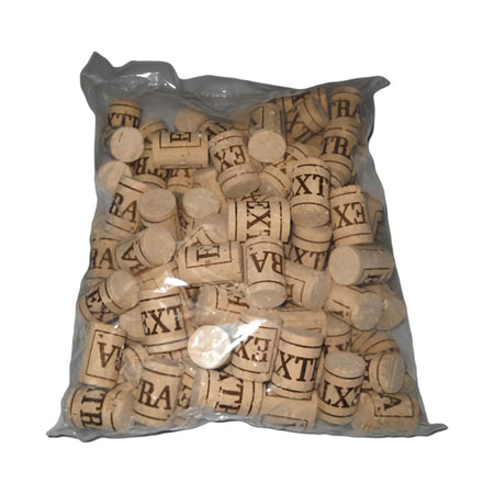Tappi di sughero "Extra" per bottiglie di vino, impermeabili da 100 pezzi