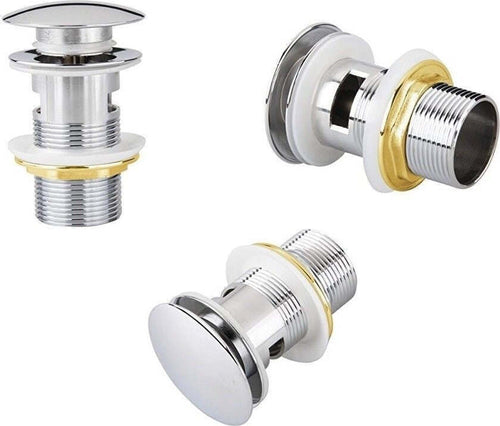 TAPPO A PILETTA SCARICO UNIVERSALE VASCA BAGNO LAVABO BIDET CLICK CLACK PILETTE  Trade Shop italia - Napoli, Commerciovirtuoso.it