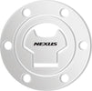 Tappo-ADESIVI-3D-ARGENTO-PROTEZIONE-SERBATOIO-x-Scooter-GILERA-NEXUS-dal-2008