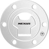 Tappo-ADESIVI-3D-ARGENTO-PROTEZIONE-SERBATOIO-x-Scooter-GILERA-NEXUS-dal-2008
