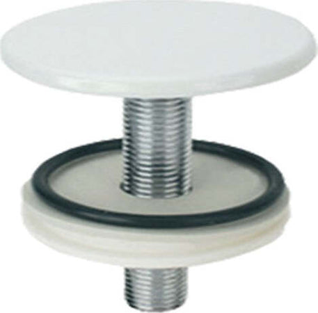 Tappo Copri Foro Per Bidet Lavabo Lavello Ottone Bianco Fai da te/Attrezzature per cucine e bagni/Attrezzature per bagni/Rubinetti per bidet Ogomondo - Martina Franca, Commerciovirtuoso.it