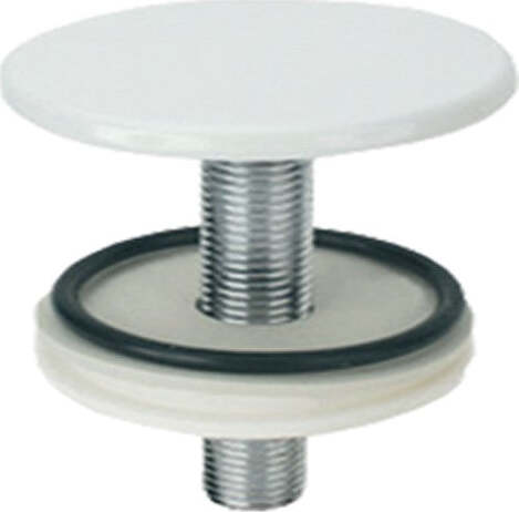 Tappo Copri Foro Per Bidet Lavabo Lavello Ottone Bianco Fai da te/Attrezzature per cucine e bagni/Attrezzature per bagni/Rubinetti per bidet Ogomondo - Martina Franca, Commerciovirtuoso.it