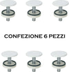 Tappo Copri Foro Per Bidet Lavabo Lavello Ottone Bianco Fai da te/Attrezzature per cucine e bagni/Attrezzature per bagni/Rubinetti per bidet Ogomondo - Martina Franca, Commerciovirtuoso.it
