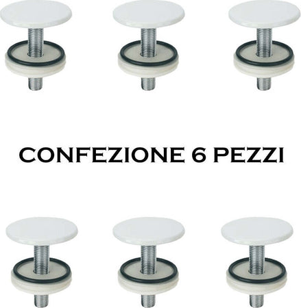 Tappo Copri Foro Per Bidet Lavabo Lavello Ottone Bianco Fai da te/Attrezzature per cucine e bagni/Attrezzature per bagni/Rubinetti per bidet Ogomondo - Martina Franca, Commerciovirtuoso.it
