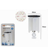 Tappo Per Lavandino Bagno Lavabo Bidet Universale 40 Mm Con Motivo Fiori 87272