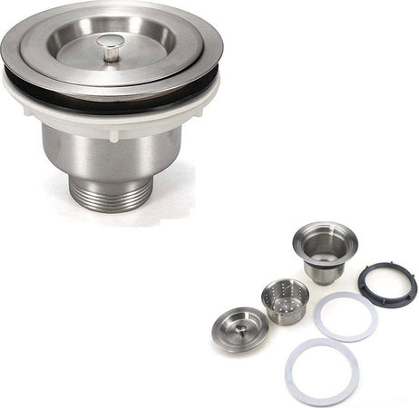 Tappo Piletta Di Scarico Per Lavello Universale Esy_10076 Copertura Acciaio Inox Raccordi e Tubi Trade Shop italia - Napoli, Commerciovirtuoso.it