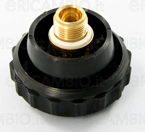 Tappo-Sicurezza-Caldaia-3/8-Maschio-con-Guarnizione-Teflon-Bianca