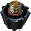 Tappo valvola 1/2 maschio completo di anello di contenimento e guarnizione in silicone