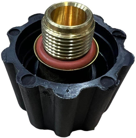 Tappo valvola 1/2 maschio completo di anello di contenimento e guarnizione in silicone