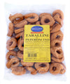 Tarallini Al Peperoncino Artigianali Italiani 300gr. Tarallini fatti a mano in Italia al Peperoncino Biscotti Ricciardi