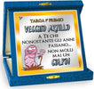 Targa in Alluminio Primo Premio Vecchio Arzillo targa premio divertente idea regalo Casa e cucina/Decorazioni per interni/Accessori decorativi/Targhe e cartelli Kondorama - Martinsicuro, Commerciovirtuoso.it