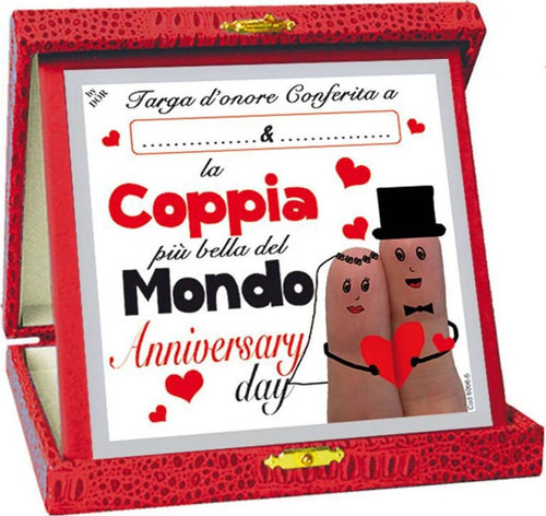 Targa La Coppia Più Bella Del Mondo Targa Premio Divertente Idea Regalo per fidanzati Casa e cucina/Decorazioni per interni/Accessori decorativi/Targhe e cartelli Kondorama - Martinsicuro, Commerciovirtuoso.it