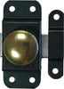 TARGETTES-PER-MOBILI-30MM-CON-CONTROPIASTRA---IN-ACCIAIO-VERNICIATO-COLORE-NERO---POMOLO-OTTONATO